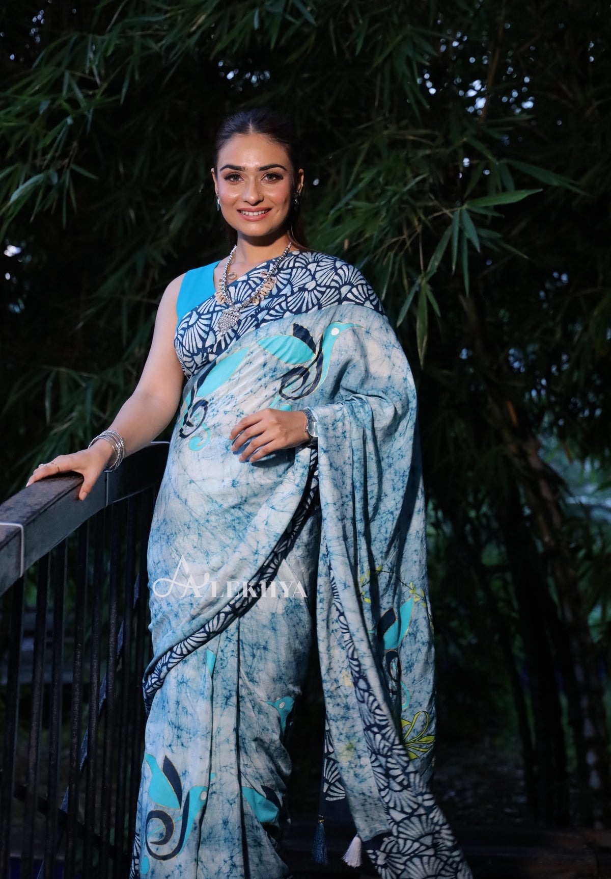 Oceanic Flight – Artisanal Batik Signature – Handcrafted Muslin Silk