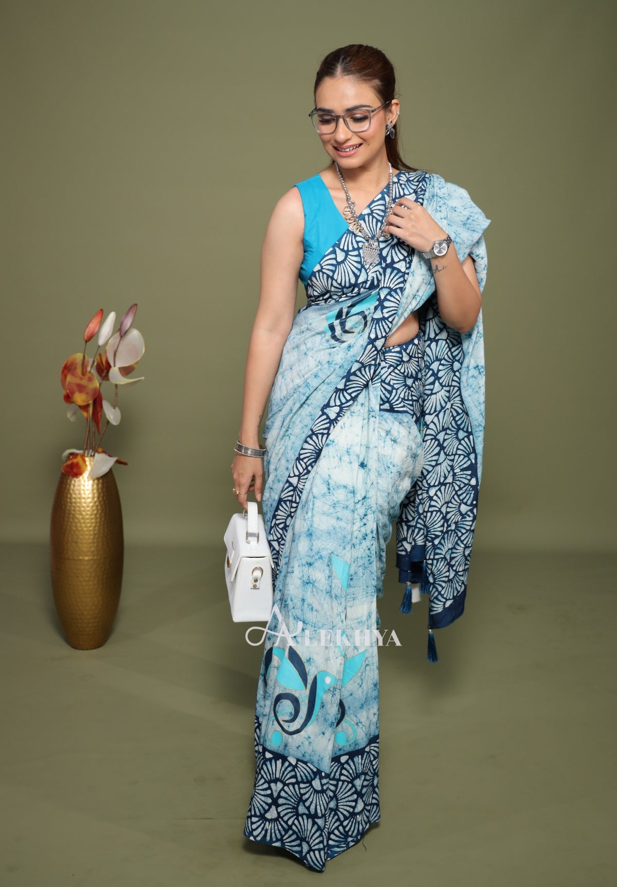 Oceanic Flight – Artisanal Batik Signature – Handcrafted Muslin Silk