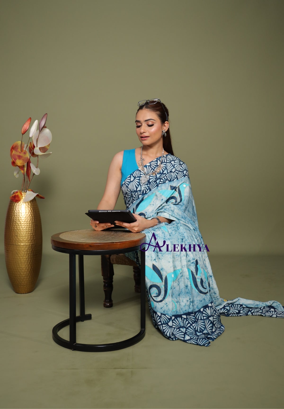 Oceanic Flight – Artisanal Batik Signature – Handcrafted Muslin Silk
