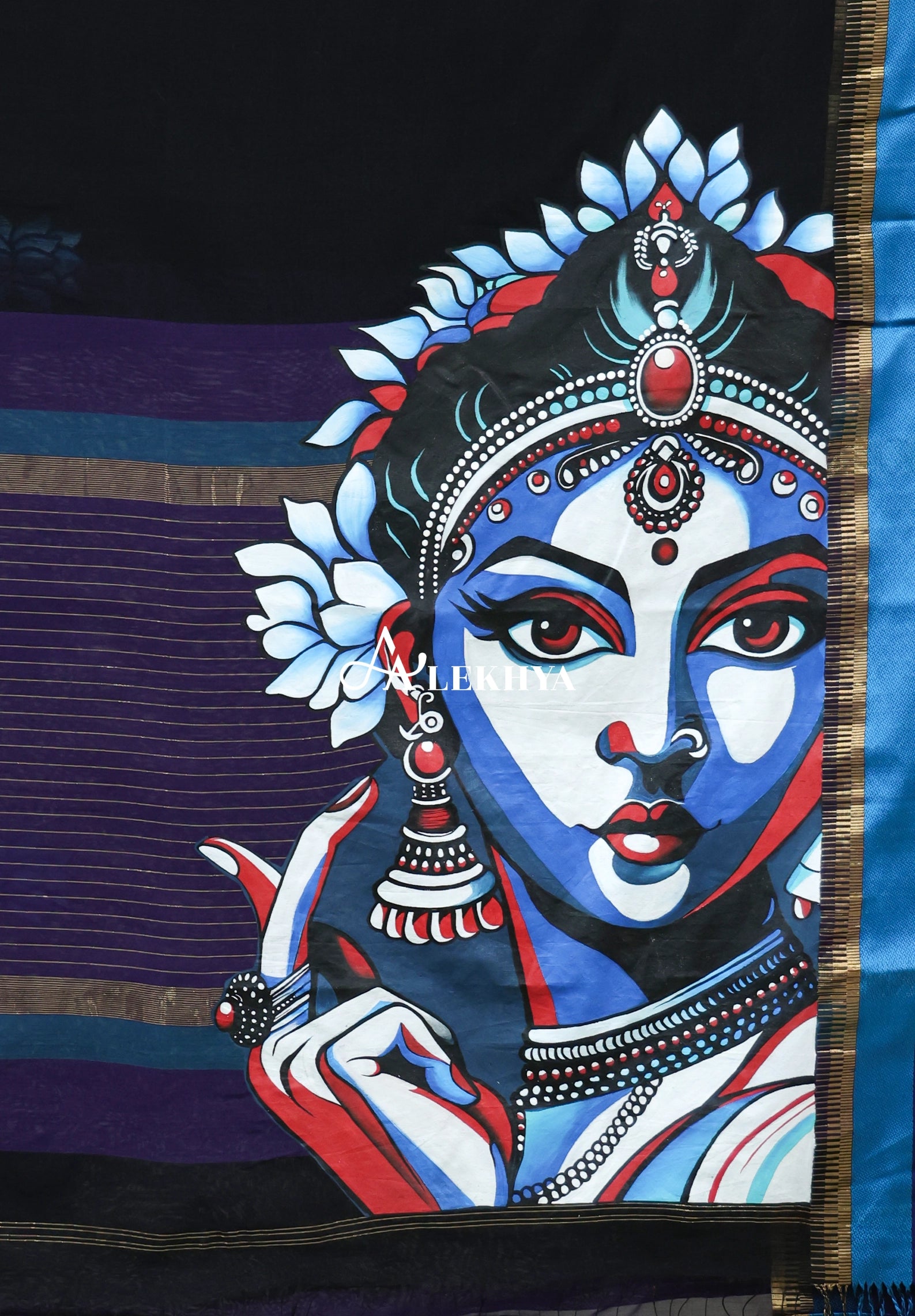 Portrait of Grace – Maheshwari Handloom Saree