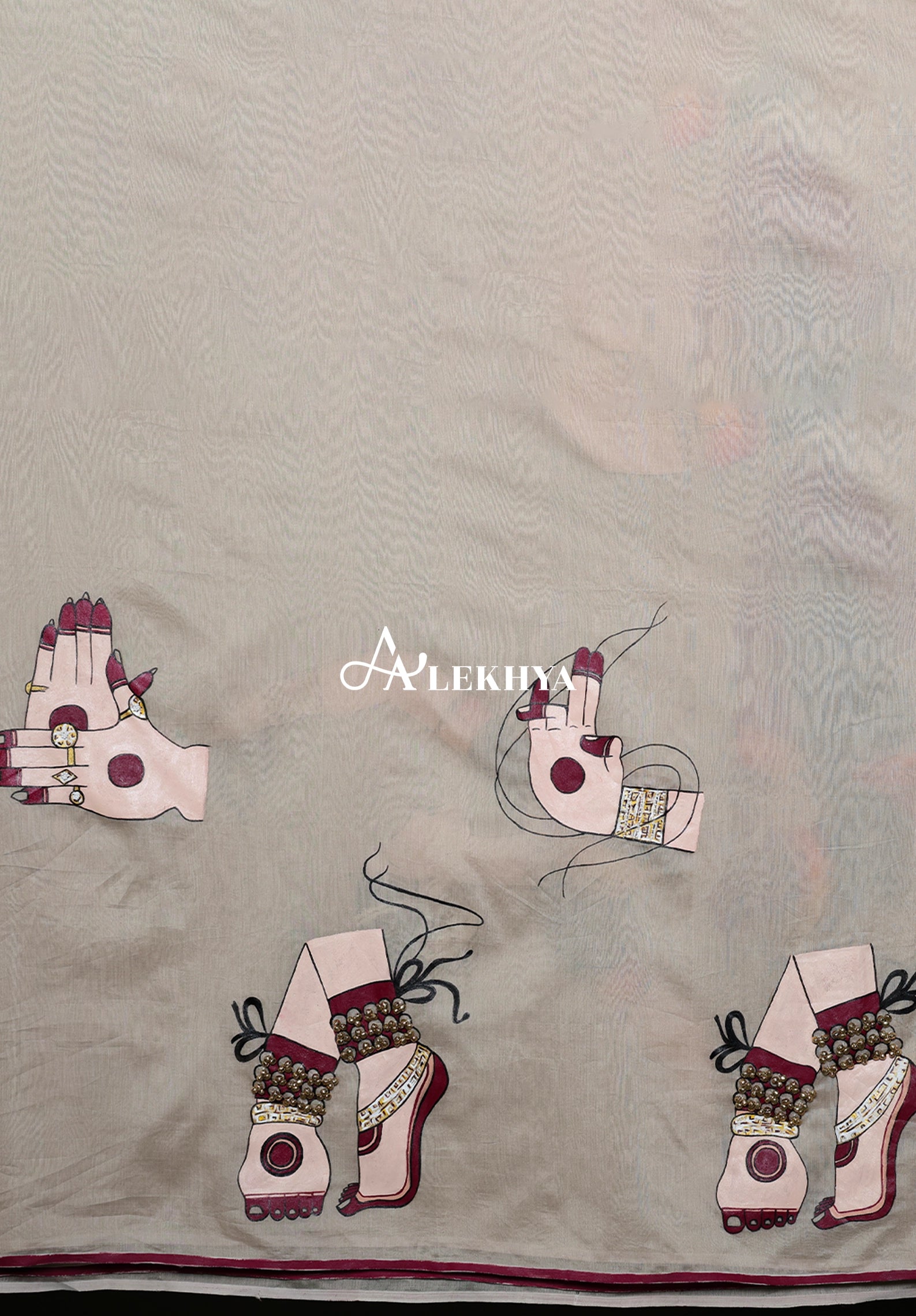 Rhythms of Bharatanatyam-Maheshwari Woven Grace